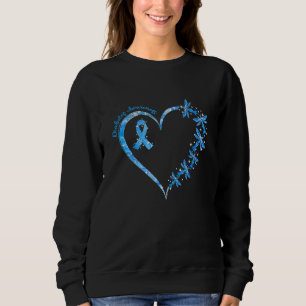 In November We Wear Blue Cure Diabetes Awareness L Sweatshirt