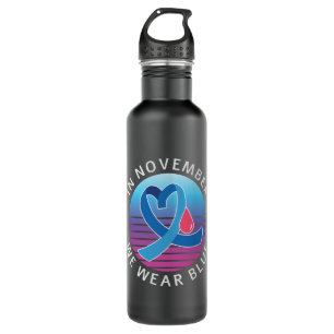 In November We Wear Blue diabetes awareness month 710 Ml Water Bottle