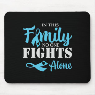 In November We Wear Blue Messy Bun Diabetes Awaren Mouse Pad
