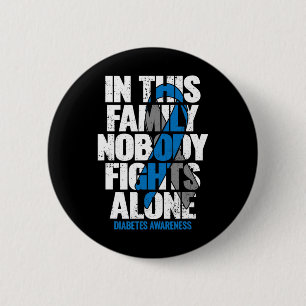 In November We Wear Blue T1d T2d Diabetic Diabetes 2 Inch Round Button