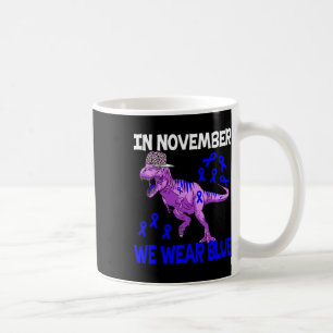 In November We Wear Blue Type 1 Diabetes Awareness Coffee Mug