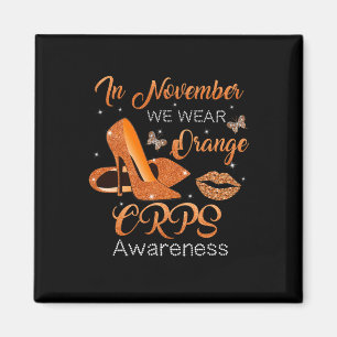 In November We Wear Orange High Heels Shoes CRPS A Magnet