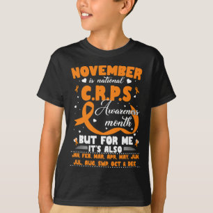 In November We Wear Orange Ribbon CRPS Awareness M T-Shirt