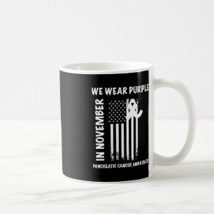 In November We Wear Purple Pancreatic Cancer Aware Coffee Mug