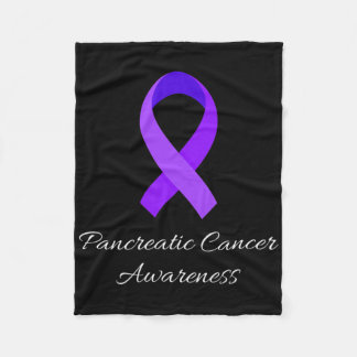 In November We Wear Purple Pancreatic Cancer Aware Fleece Blanket