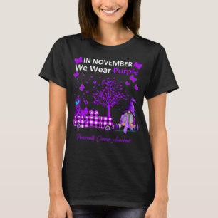 in November We Wear Purple Pancreatic Cancer Aware T-Shirt