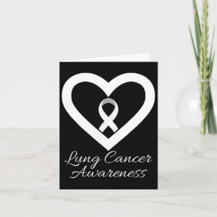 In November We Wear White Lung Cancer Awareness Mo Card