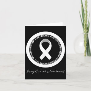 In November We Wear White Lung Cancer Awareness Mo Card