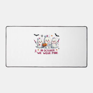 in october we wear pink breast cancer awareness Cl Desk Mat