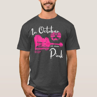 In October We Wear Pink Breast Cancer Awareness Co T-Shirt