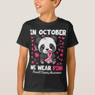 In October We Wear Pink Breast Cancer Awareness Pa T-Shirt