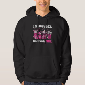 In October We Wear Pink Coffee Latte Fall Autumn S Hoodie