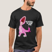 In October We Wear Pink Dinosaur Trex Dino Kid Boy