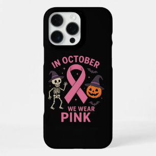 In October We Wear Pink Halloween Breast  iPhone 16 Pro Max Case