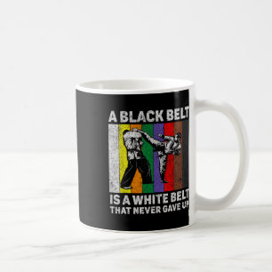 In October We Wear Pink Ribbon Patchwork Ghost Bre Coffee Mug