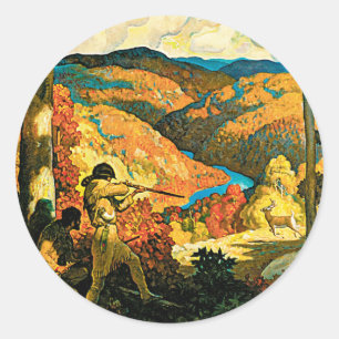 In Old Kentucky Classic Round Sticker