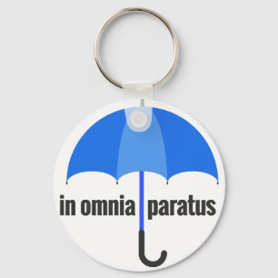in omnia paratus keychain