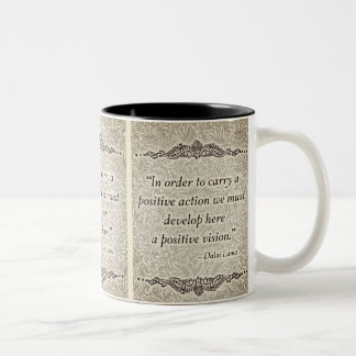In order to carry a positive - Positive Quote´s Two-Tone Coffee Mug