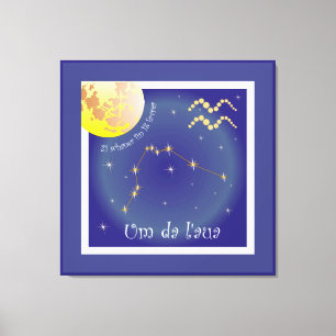 In order to da l'aua 21, 18 favrer canvas print