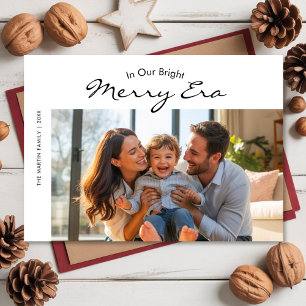 In Our Bright Merry Era Modern Family Christmas Ca Holiday Card
