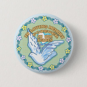 In Our Hearts Memorial  2 Inch Round Button
