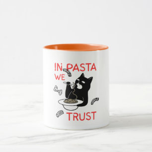 In Pasta We Trust – Funny Cat Lover Mug