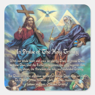 In Praise of the Trinity Square Sticker