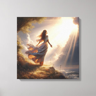 In Prayer 4 Canvas Print