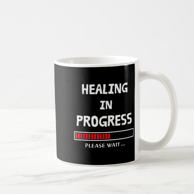 In Progress Loading Funny Sarcastic Sarcasm Quote  Coffee Mug (Right)