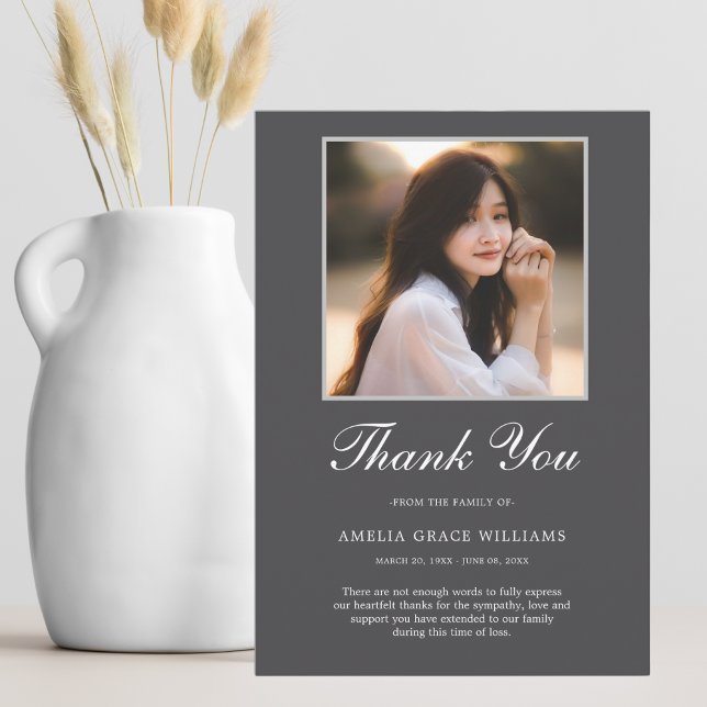 In progress thank you card (Sympathy Thank You Card)