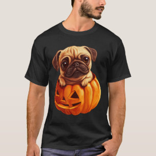 In Pumpkin Halloween Pugkin Cute Pug Halloween T-Shirt