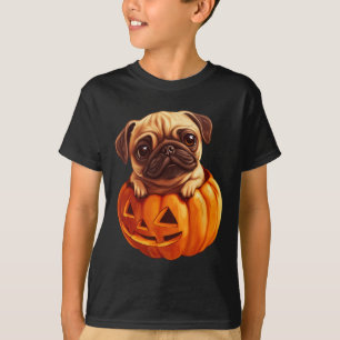 In Pumpkin Halloween Pugkin Cute Pug Halloween  T-Shirt