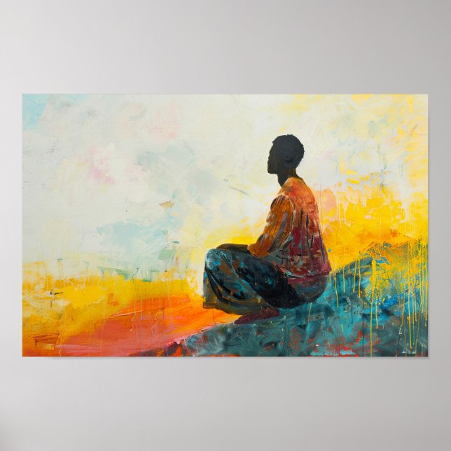 In Quiet Prayer Poster (Front)