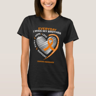 In Remembrance Loving Memory Of Brother Leukaemia  T-Shirt