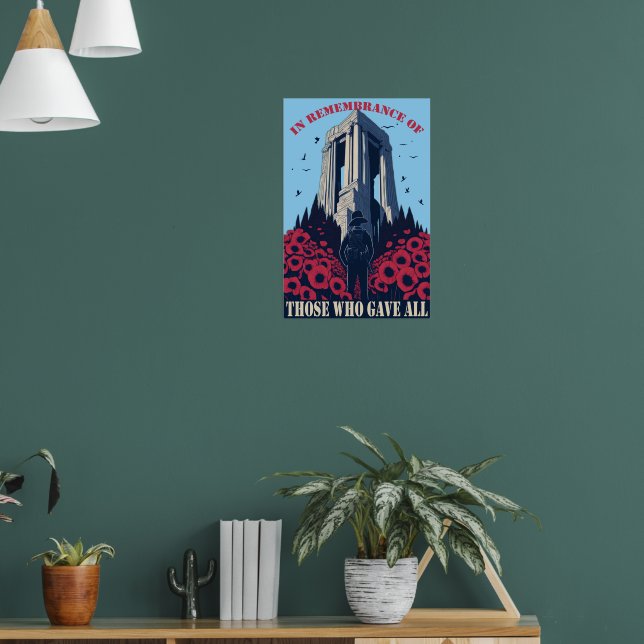 In Remembrance of Those Who Gave All- Memorial Day Poster (Living Room 1)
