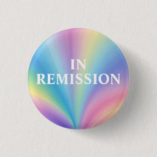 In Remission Badge – Healing Pastel Design 1 Inch Round Button