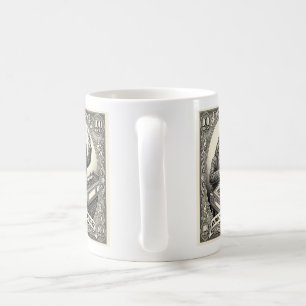 In Rock We Trust 100 Rocks Franklin Keyboardist  Coffee Mug