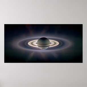 In Saturn's Shadow Enhanced Poster