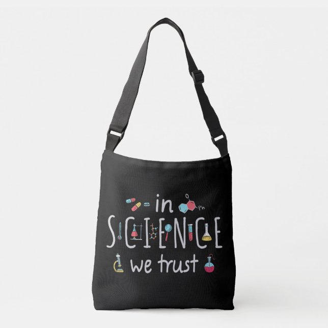 In Science we trust Crossbody Bag (Front)
