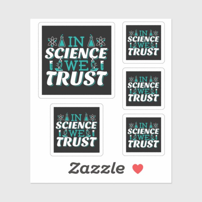 In Science We Trust Quote - Teacher (Sheet)