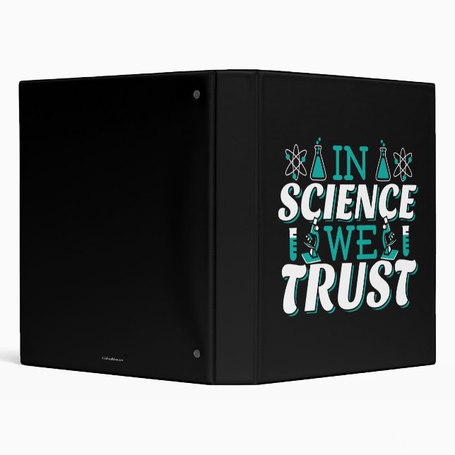 In Science We Trust Quote - Teacher Binder (Background)