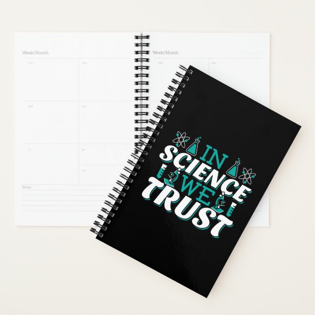 In Science We Trust Quote - Teacher Planner (Display)