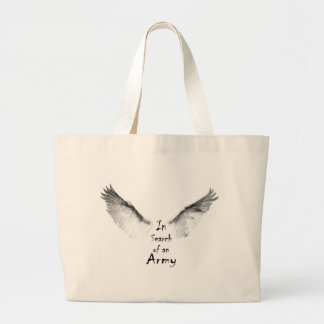 In Search of an Army Large Tote Bag