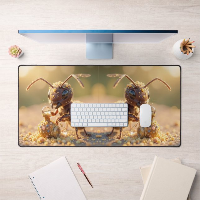 In Search of Blossom Gold.4 Desk Mat (Office 1)