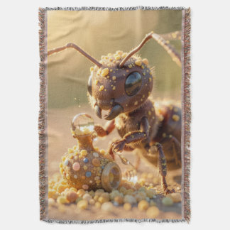In Search of Blossom Gold.4 Throw Blanket