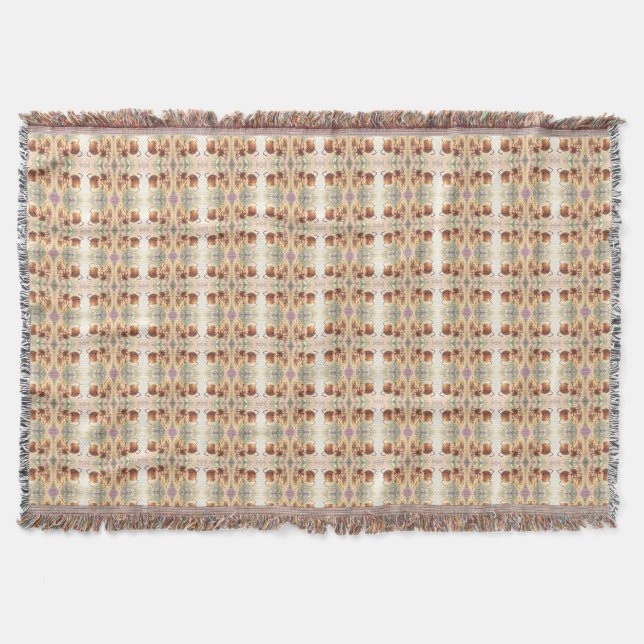 In Search of Blossom Gold.9 Throw Blanket (Front)