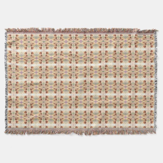 In Search of Blossom Gold.9 Throw Blanket (Front)
