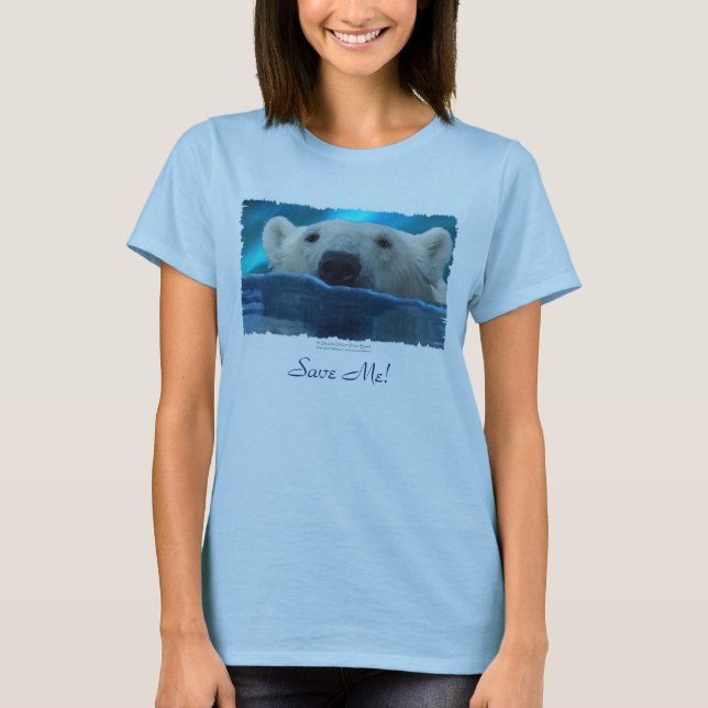 "IN SEARCH OF ICE" Tops & T-shirts (Front)