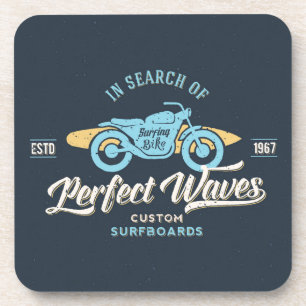 In Search Of Perfect Waves Poster Coaster