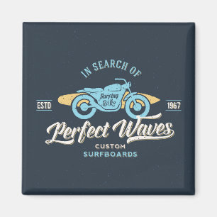 In Search Of Perfect Waves Poster Magnet